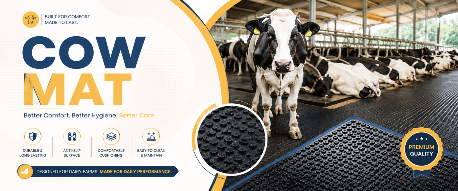 Fresh dairy products banner