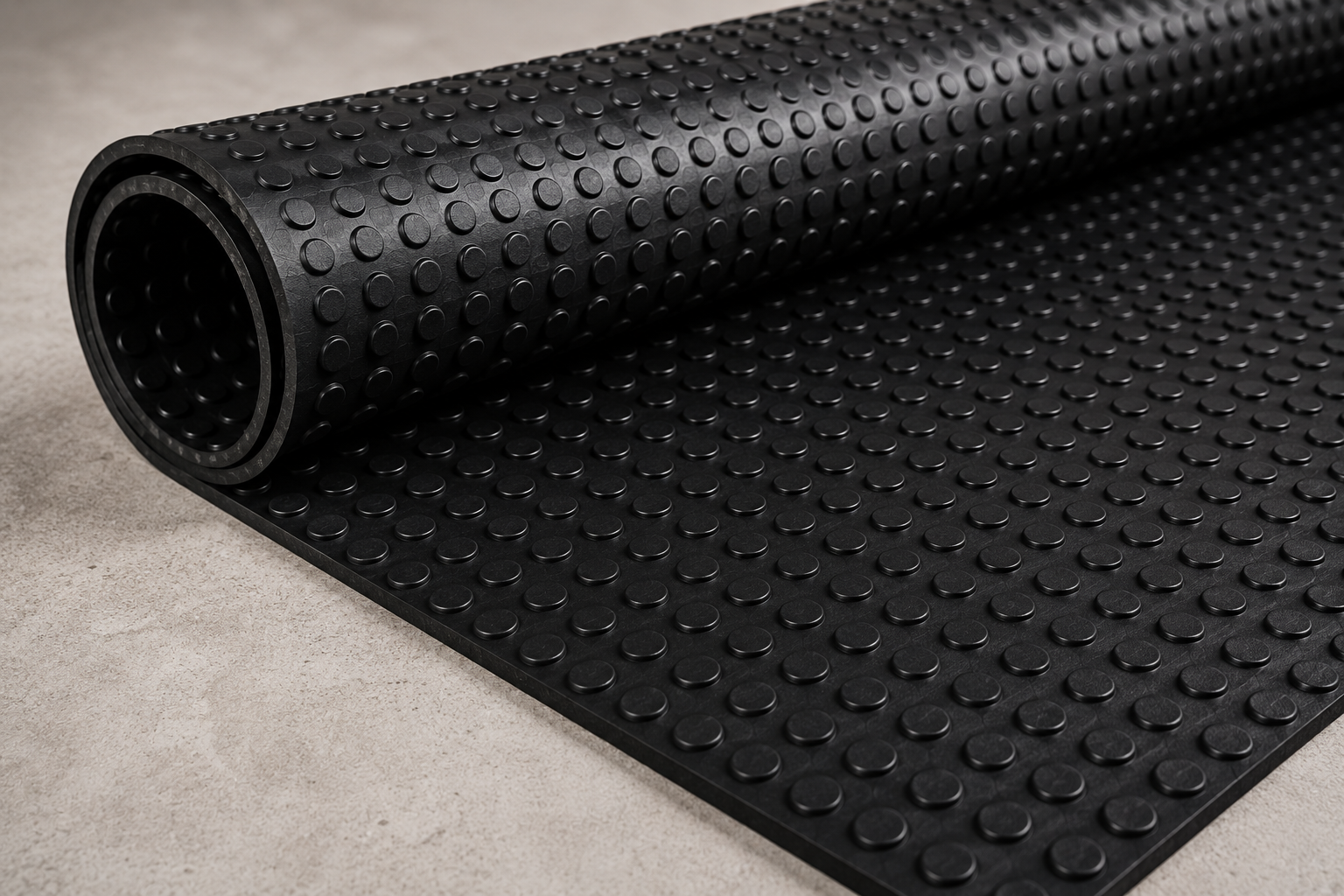 Cow mat for dairy farms and cattle sheds